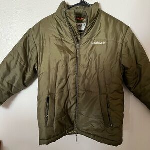 Timberland Kids Olive Puffer Jacket